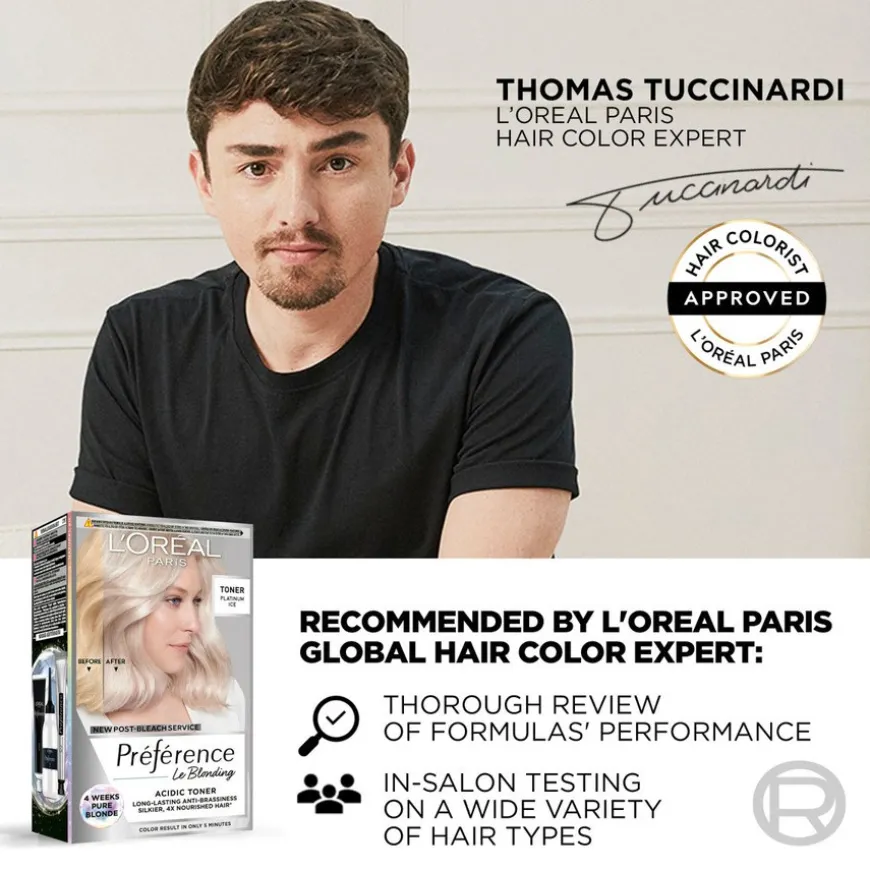 Préférence Le Blonding Toner Platinum Ice 1pcs