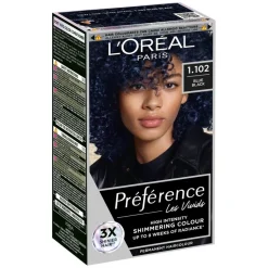 Préférence Vivid Colours Permanent Color For Normal Hair 1.102 Blue Black