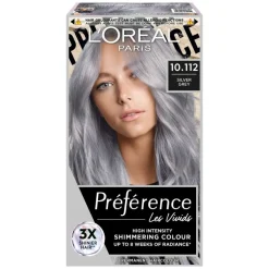 Préférence Vivid Colours Permanent Color For Normal Hair 10.112 Silver Grey