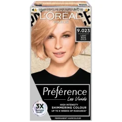 Préférence Vivid Colours Permanent Color For Normal Hair 9.023 Light Rose Gold