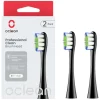 Professional Clean Brush Head Black 2pcs