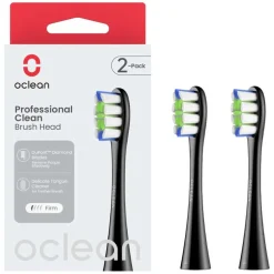 Professional Clean Brush Head Black 2pcs