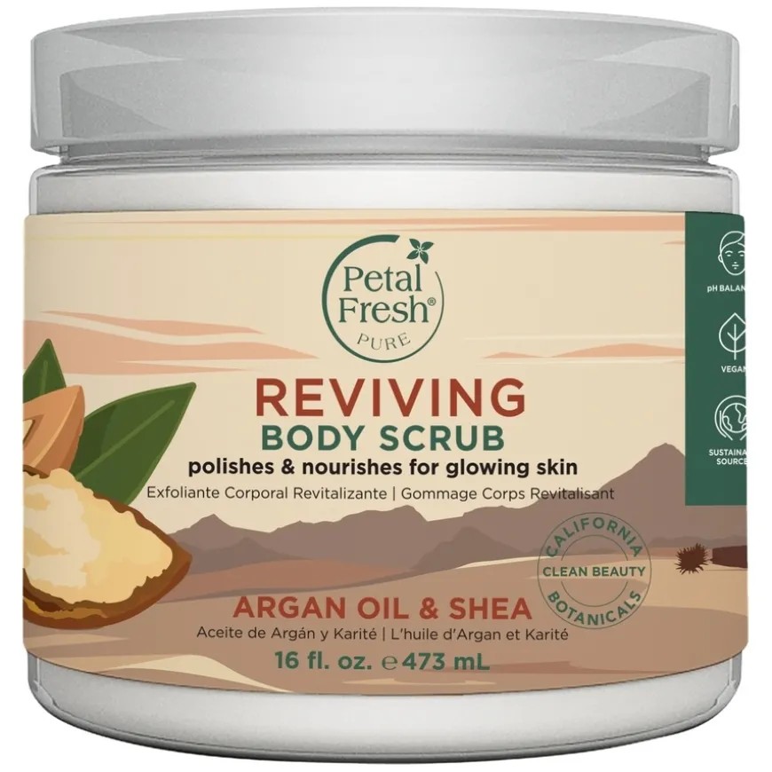 Pure Argan & Shea Reviving Body Scrub 473ml