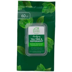 Pure Tea Tree & Peppermint Makeup Removing Wipes 60pcs