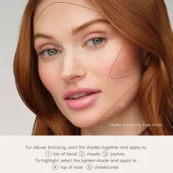 PureBronze Shimmer Bronzer Palette Refill Rose Dawn 9,9g