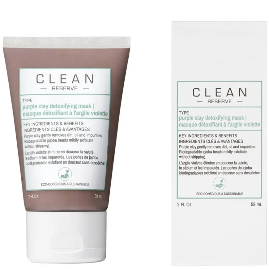 Reserve Purple Clay Detoxifying Face Mask 59ml