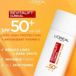 Revitalift Clinical Daily Moisturizing Fluid SPF50 50ml