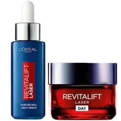 Revitalift Laser Day Cream + L'Oréal Paris Revitalift Laser Pure Retinol Night Serum