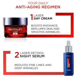 Revitalift Laser Day Cream + L'Oréal Paris Revitalift Laser Pure Retinol Night Serum
