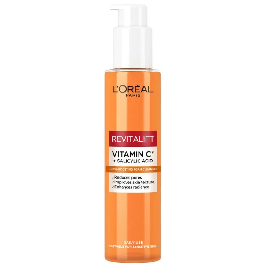Revitalift Vitamin C + Salicyclic Acid Glow-Boosting Foam Cleanser 150ml