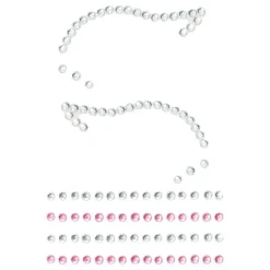 Revolution Metallic Muse Silver Flick Eye Gems 1pcs