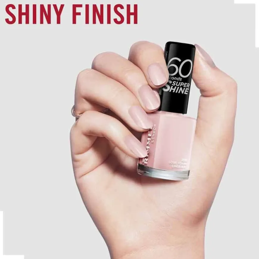 RimmelLondon 60 Seconds Super Shine Nail Polish #203 Lose Your Lingerie 8ml