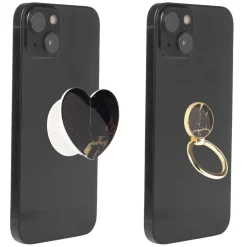 Ringholder og Heart Pop til mobil - Sort