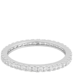 Rio Thin Stone Ring Silver Clear M