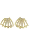 Rita Crystal Clam Earrings