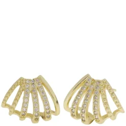 Rita Crystal Clam Earrings