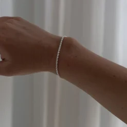 Rope Chain Bracelet Silver