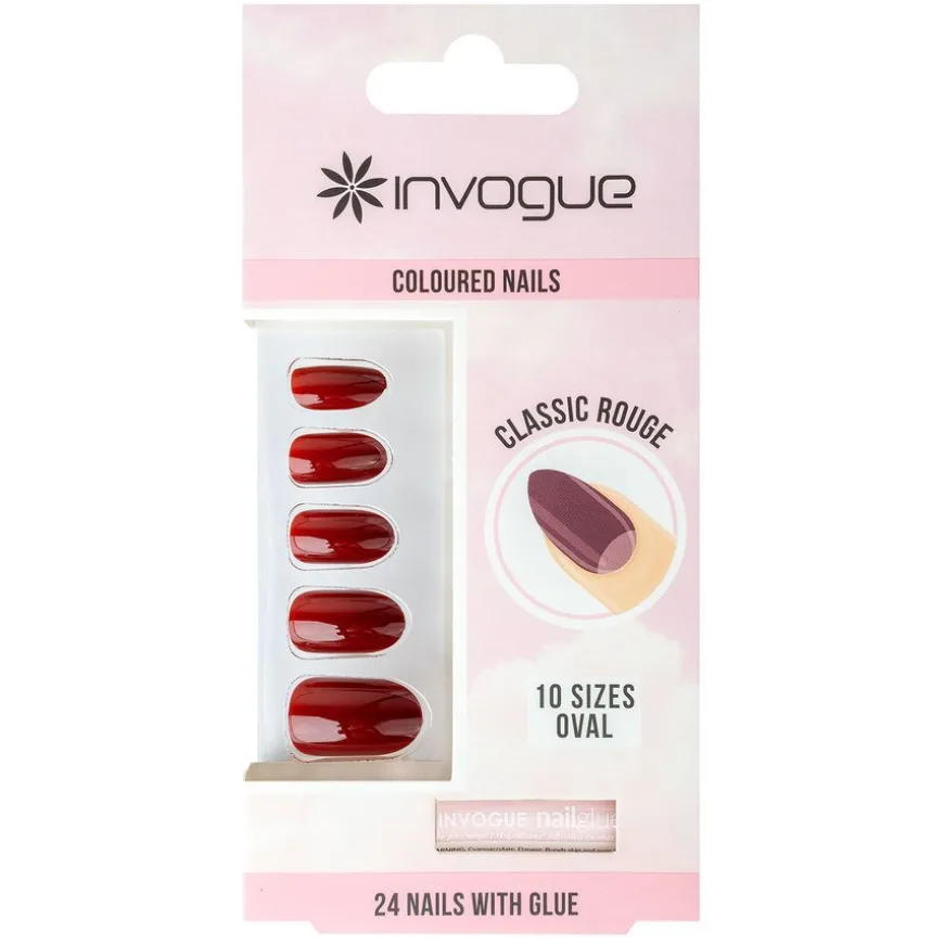 Rouge Oval Nails 24pcs