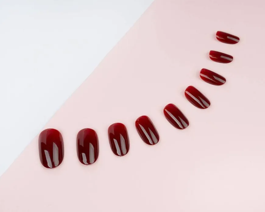 Rouge Oval Nails 24pcs