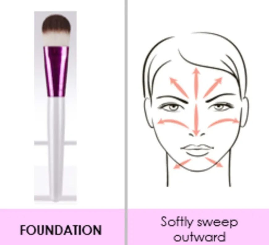 Ruby Kisses Foundation Brush