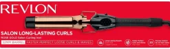 Salon Long-Lasting Curls Rose Gold Curling Iron