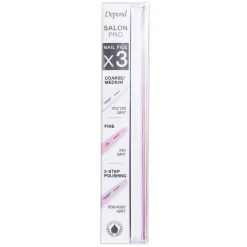 Salon Pro Nail File x3 3pcs