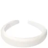 Satin Hair Band Broad Off White