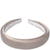 Satin Hair Band Broad Taupe