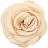 Satin Rose Hair Claw Champagne