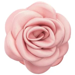 Satin Rose Hair Claw Rose
