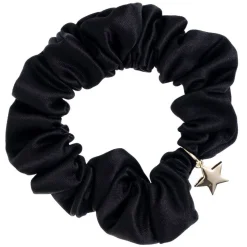 Satin Scrunchie Black