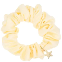 Satin Scrunchie Pale Yellow
