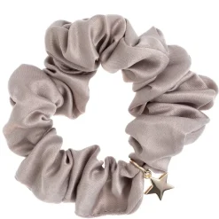 Satin Scrunchie Taupe