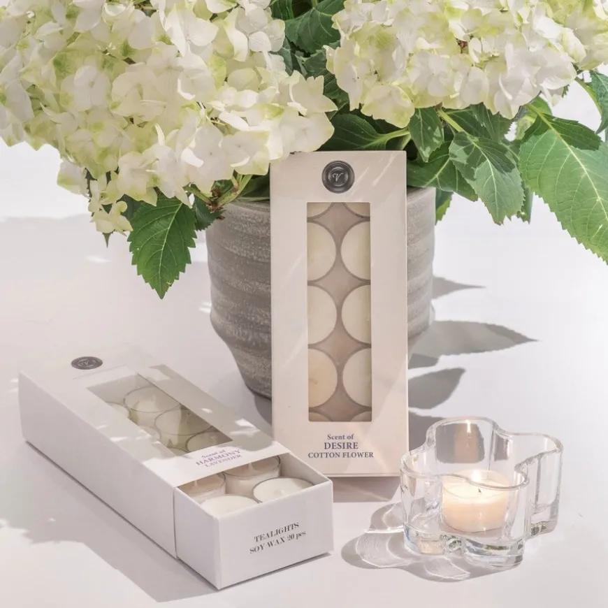 Scented Soy Wax Tealights Desire 20pcs