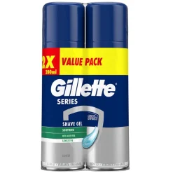 Series Sensitive Men's Shaving Gel 2x200ml