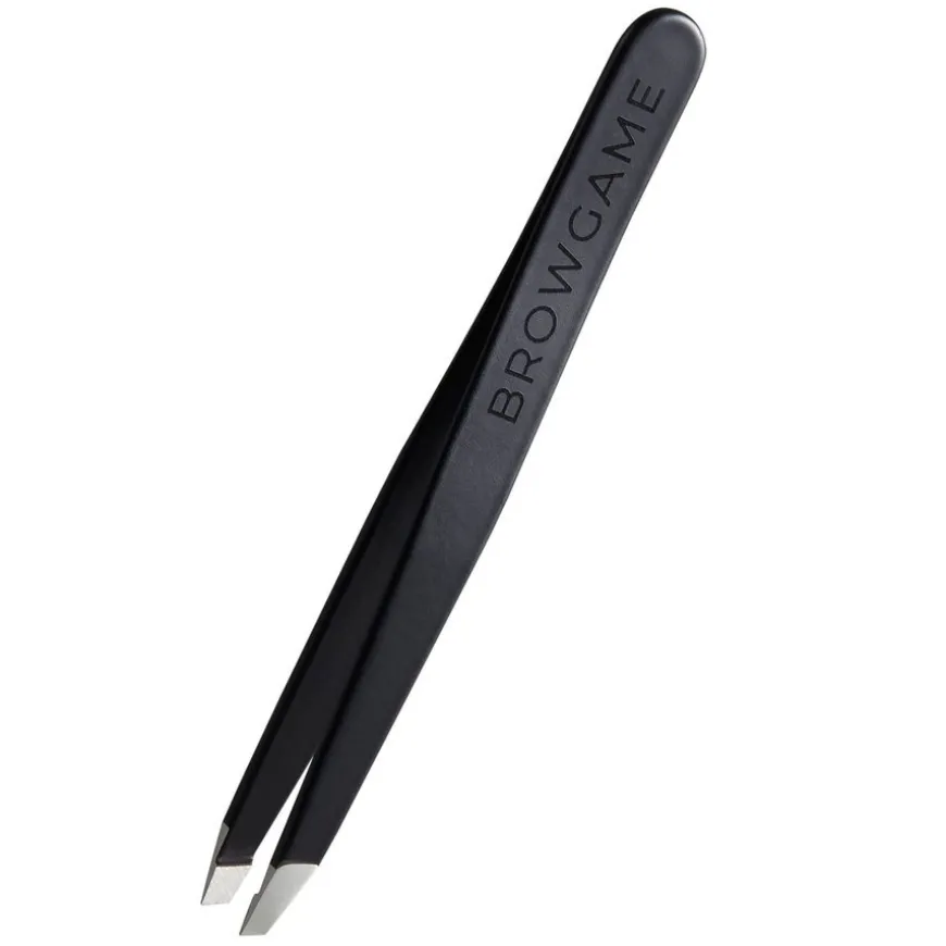 Signature Tweezer Slanted Soft Touch Blackout