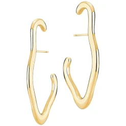 Signe Kragh X Sistie2ND Creoles Medium Gold Plated 46mm.