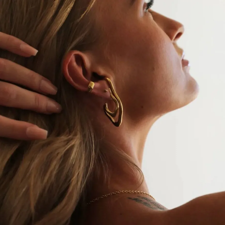 Signe Kragh X Sistie2nd EarCuff Gold Plated