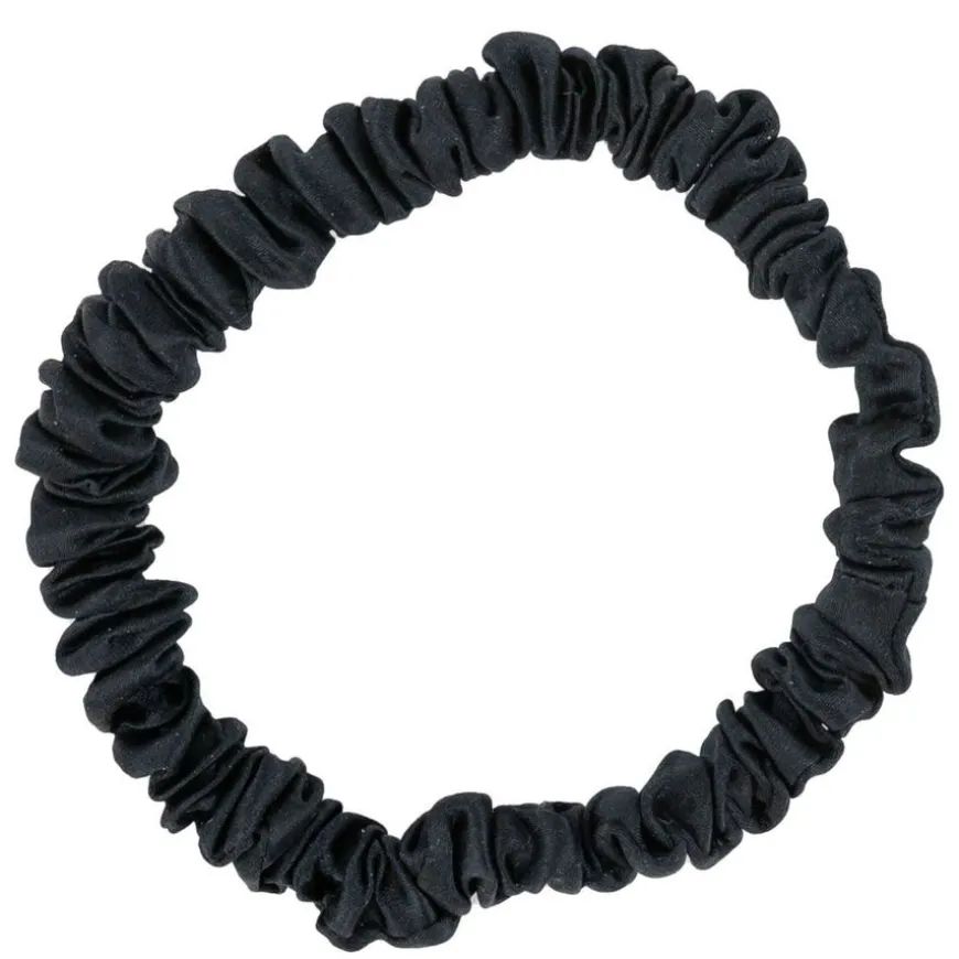 Silk Hair Tie Black