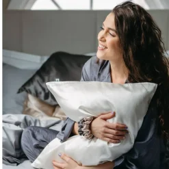 Silk Pillow Case White 50x60cm