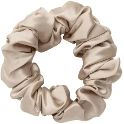 Silk Scrunchie Beige