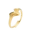 Silke X Sistie Ring Gold Plated Onesize