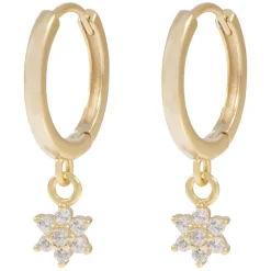 Siri Pendant Earring Gold Onesize