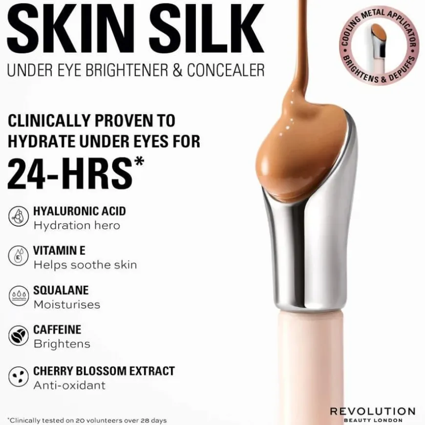 Skin Silk Radiant Serum Under Eye Brightener Fair Cool 4ml
