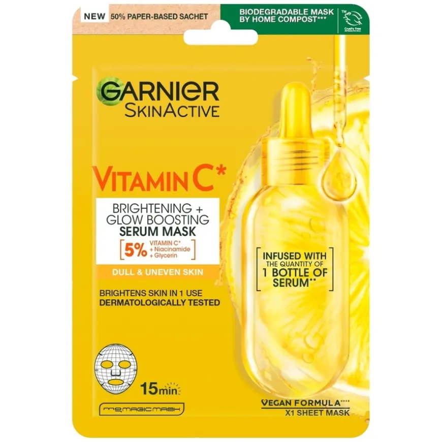 SkinActive Vitamin C Sheet Mask 28g