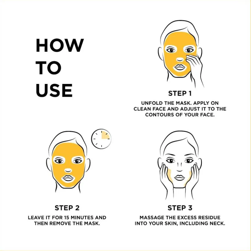 SkinActive Vitamin C Sheet Mask 28g