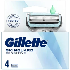 SkinGuard Sensitive Blade Refills for Men 4 Blades