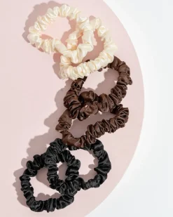 Skinny Satin Scrunchies 6pcs
