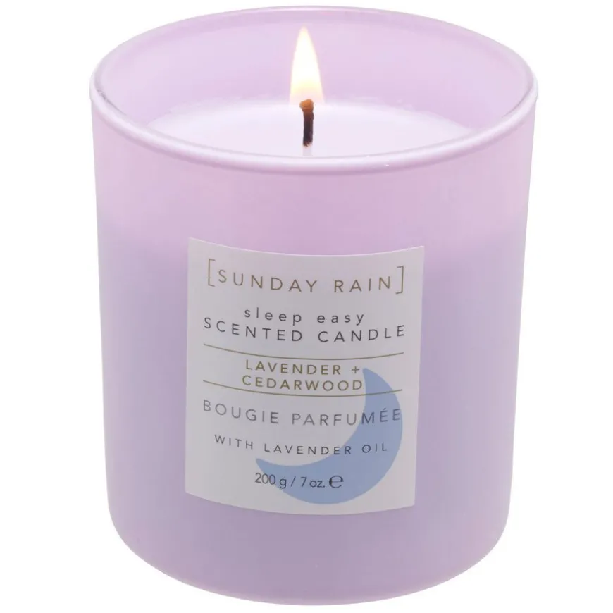 Sleep Easy Scented Candle Lavender & Cedarwood 200g