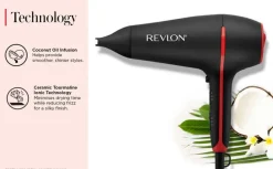 Smoothstay™ Coconut Oil-Infused Hair Dryer + Volumising Diffuser